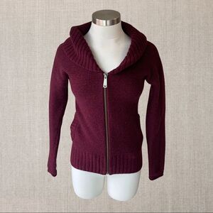 ARITZIA TNA Telluride 100% Wool Zipup Sweater